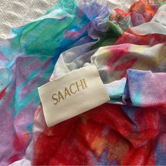 SAACHI bright Multicolor Scarf - Picture 3 of 4